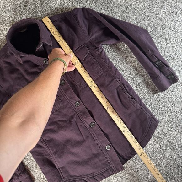 Eddie Bauer Shacket XS Sherpa Lined Outdoors Gorpcore Mountain Rustic Cabincore - Picture 4 of 16